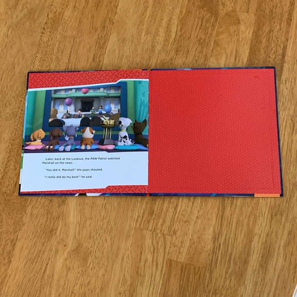 ❤️🎁NEW Paw Patrol Hardcover HC Book The Pup With The Fire Truck - Picture 5 of 12